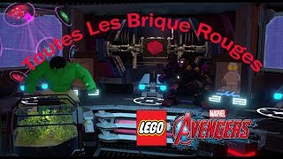 LEGO MARVEL AVENGERS Toute Les Briques Rouges [upl. by Renault]