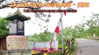 Perjalanan dari ngrambe sinesampai perbatasan ngawi sragen jawa timur jawa tengah Pagi hari [upl. by Aluap]