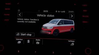 VW Transporter T6  Discover Media Custom Menu Pictures [upl. by Barnet]