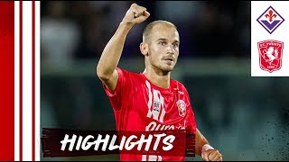 CERNY met de AANSLUITINGSTREFFER  ACF Fiorentina  FC Twente 18082022  Highlights [upl. by Sande]