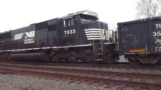 11132024 Norfolk Southern southbound local train going backwards in Marion Ohio [upl. by Enyamrahs]