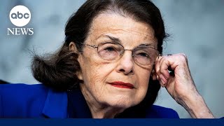 Senator Dianne Feinstein dies at 90  ABC News [upl. by Onek]