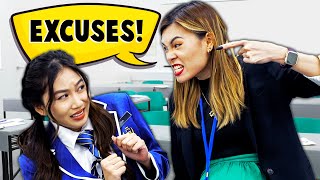 12 EXCUSES Students Make to Escape Class [upl. by Peedus]