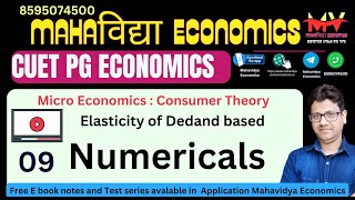 9 Numerical questions for elasticity of Demand  demand  cuet pg  ugc net  pgt economics [upl. by Ellevel]