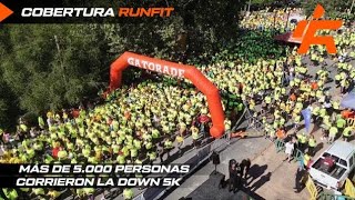 MÁS DE 5000 PERSONAS CORRIERON LA DOWN 5K 2024 somosrunfit [upl. by Christensen]