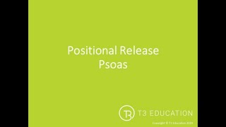 Positional Release PRT Psoas [upl. by Acnayb]