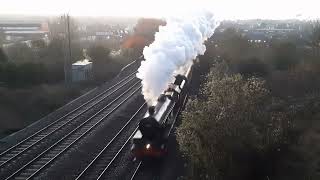 45596 Bahamas on 1Z32 The Christmas Cheshireman from Bristol Temple Meads to Chester 191122 [upl. by Arinay]