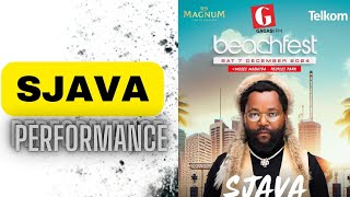 Sjava performing live at Gagasi FM Beach Fest 2024 [upl. by Rozelle]