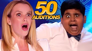 50 ULTIMATE Auditions from AGT and BGT [upl. by Ecirtaemed459]