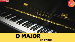 D Major Scale on Piano Tutorial youtube song youtuber music piano pianocover pianotutorial [upl. by Daisey]