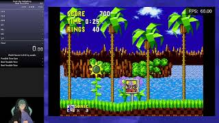 Sonic 1 16bit IL Speedrun  Green Hill Zone 1 025 Personal Best Apr0424 [upl. by Niraj566]