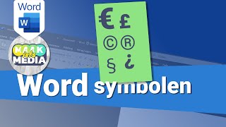 Word  € teken en symbolen [upl. by Reidar]