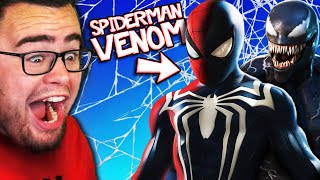 WINNING As VENOM SPIDERMAN In FORTNITE [upl. by Novanod483]