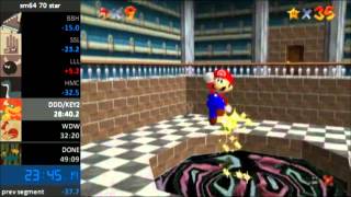 Super Mario 64 VC 70 Star Speedrun 4845 by Siglemic [upl. by Emory]