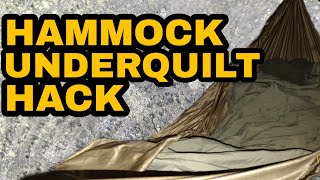 Hammock Underquilt Hack [upl. by Oidale]