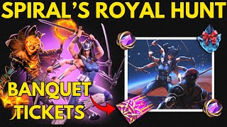 SPIRAL ROYAL HUNT DROPPING TODAY  MORE BANQUET TICKETS 😍 MARVEL CONTEST OF CHAMPIONS [upl. by Auburta]