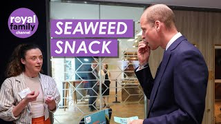 Prince William Visits Cardiff to Celebrate Welsh Seaweed Industry [upl. by Brady]