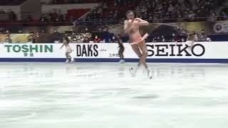 Daria UsachevaThe moment of injury before NHK Trophy [upl. by Ahso]