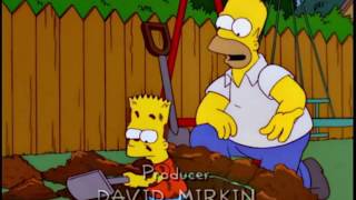 The Simpsons  Bart Digging [upl. by Netsirc]