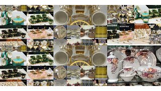 latest design imported luxury wedding crockery kitchen crockery bridal crockery dinner set tea set [upl. by Vasti965]