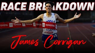 James Corrigan Breaks Down His Olympic Standard Qualifying Race [upl. by Krantz]