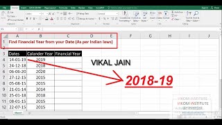 Extract financial year [upl. by Oremodlab376]