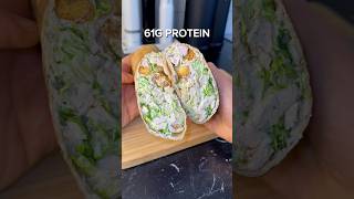 Chopped Caesarsallad Chicken Wrap med 61g protein 😍😋💪🏽👀 Receptet finns på min TT eller IG 🥰 [upl. by Grania347]