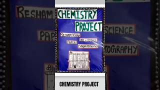 CHEMISTRY PROJECT  CLASS 12 SCIENCE  TOPIC  PAPER CHROMATOGRAPHY  SESSION 202324 ✨ [upl. by Omura]