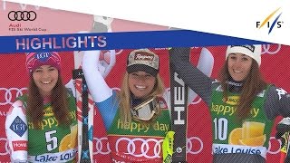 Highlights  Lara Gut soars to victory in Lake Louise  FIS Alpine [upl. by Hux]