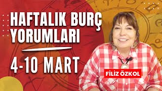 FİLİZ ÖZKOL İLE HAFTALIK BURÇ YORUMLARI  4  10 MART 2024 [upl. by Sarita481]