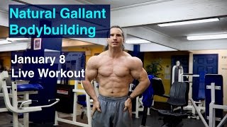 Jan 08 LIVE Chest Back Shoulder Biceps and Triceps WORKOUT [upl. by Ingra]