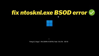 FIXED ntosknlexe BSOD error [upl. by Harmaning324]