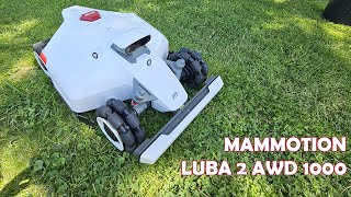 Le robot tondeuse LUBA 2 AWD 1000 de chez Mammotion [upl. by Filipe590]