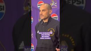 MIKE SCHWARTZ EXCITED ABOUT THE PIRATES BECOMING BOWL ELIGIBLE ecupirates eastcarolina ecu [upl. by Ynnot]