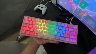 Teclado Mecânico Custo benefício  HAVIT KB874L muito lindo [upl. by Erie]