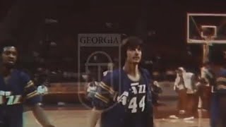 Pete Maravich’s Return to Atlanta VERY RARE FOOTAGE [upl. by Gnohp686]