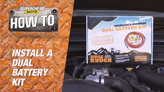 How to  Install A Dual Battery Kit  Supercheap Auto [upl. by Seidnac]