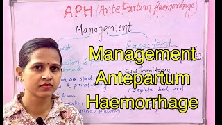 Management Antepartum haemorrhage All nursing exams [upl. by Asirrom787]