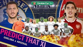 Chelsea vs Arsenal Carabao Cup 12 Final Predicted Line Up  Conte to pick a strong Chelsea team [upl. by Small557]