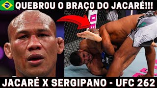 Jacaré x Sergipano JACARÉ FINALIZADO POR BRASILEIRO  Resultados UFC 262 [upl. by Terbecki602]