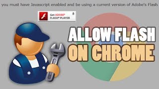 How To Allow Adobe Flash Player on Google Chrome Browser [upl. by Ralleigh517]