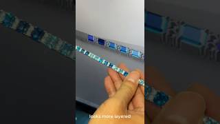 How to Design a 7mm Gradient Blue Tennis Bracelet jewelrydesigner jewelry ideas bracelet [upl. by Larual]