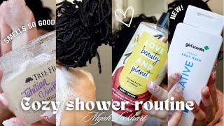 Winter Bliss Shower Routine 2023 Trying NEW Native x Girl Scouts Trefoils Body Wash 2023 ❄️🚿 [upl. by Andriana]