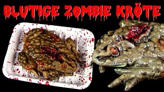 Halloween  Blutige Zombie Kröte  Guten Appetit  Creepy Horror Prop [upl. by Brittan]