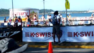 Subic Bay International Triathlon 2011 transition from Bike to run [upl. by Jethro568]