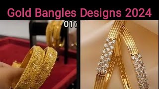 Latest Gold Bangles Designs 2024 by Nadias cuisine and lifestyle [upl. by Lledyr]