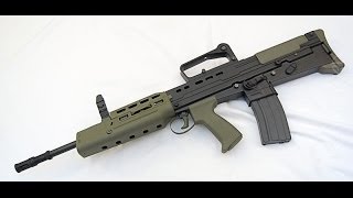 WE L85 Bullpup GBB Airsoft Rifle Review and Shooting Test Seen on Battlefield [upl. by Aicen]