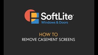 How to Remove Casement Screens [upl. by Lacombe901]