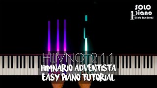 HIMNO 211  Fija tus ojos en Cristo  Easy Piano Tutorial  Partitura [upl. by Noral]