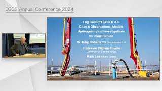 EGGS Annual Conference 2024 Observational Models Hydrogeological Investigations for Construction [upl. by Ahtiuqal894]